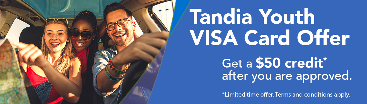 Tandia Youth VISA Card offer